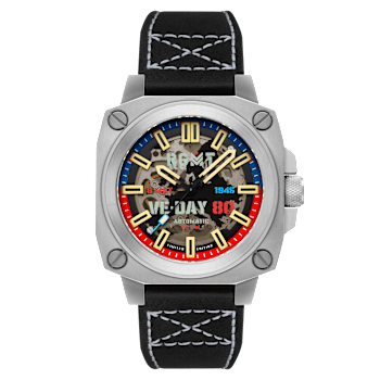 RGMT Altimeter Skeleton Automatic Ve-Day 80th Black Stainless Steel Band
Limiited Edition Watch