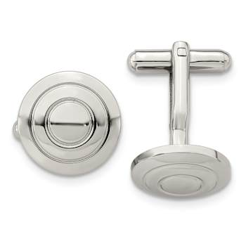 Stainless Steel Polished Cuff Links