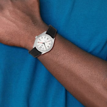 Charles Hubert Stainless Steel White Dial Watch