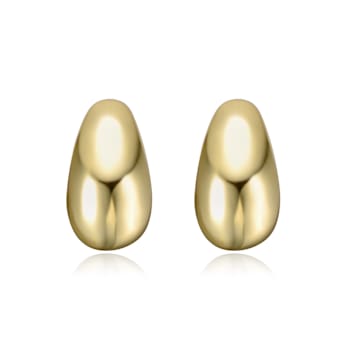 San Marco Rain Drop Earrings In 14K Gold Over Brass