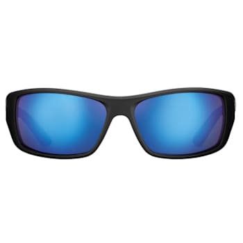 Flying Fisherman Triton Polarized Sunglasses Matte Black Frame/Smoke
Blue Mirror Lens