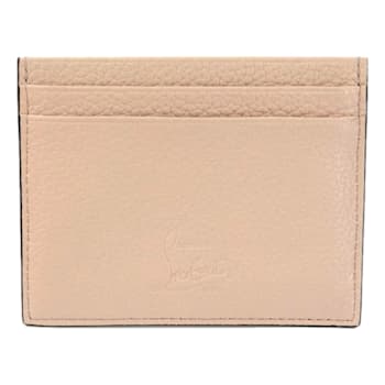 Christian Louboutin Kios Loubisky Spike Pink Leather Card Holder
