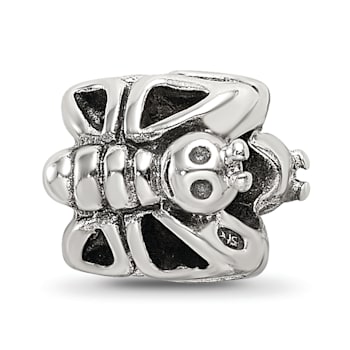 Sterling Silver Butterfly Bead
