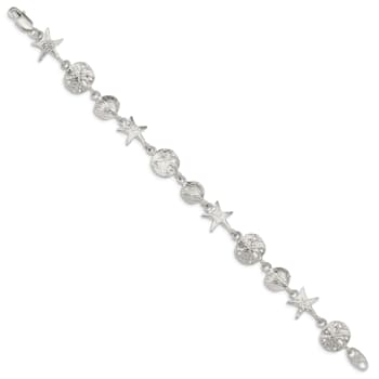 Sterling Silver Seashells Bracelet
