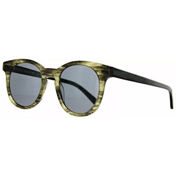 Karen Walker Horn Frame / Gray Lenses Sunglasses