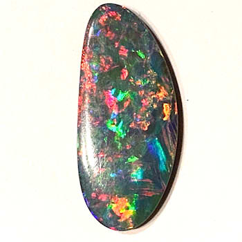 Opal on Ironstone 24x11mm Free-Form Doublet 7.36ct