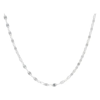 Mixed Chain Necklace Set Of 3 In Sterling Silver