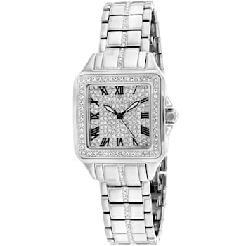 Christian Van Sant Women's Splendeur White Dial, Stainless Steel Link Watch