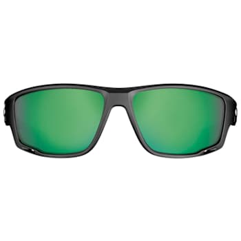 Flying Fisherman Solstice Polarized Sunglasses Matte Black Frame/Amber
Green Mirror Lens
