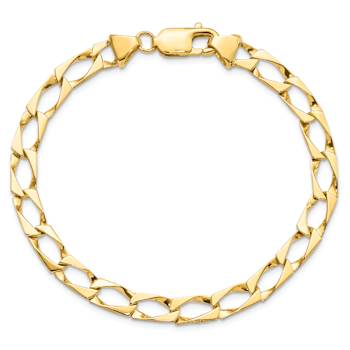 10k Yellow Gold 5.75 Fancy Link Bracelet