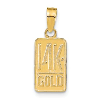 14k Yellow Gold 14K Polished GOLD Pendant