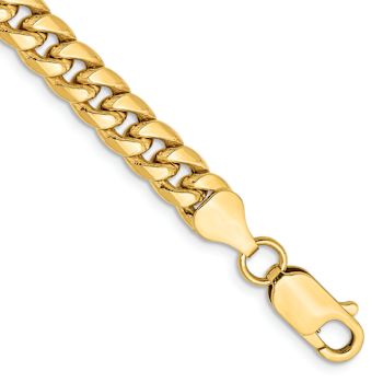 14k Yellow Gold 6mm Miami Cuban Link 20 Inch Chain