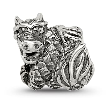 Sterling Silver Reflections Dragon Bead