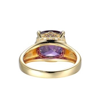 Gold over silver ring sale