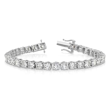 14K White Gold VS/SI GH, Lab Grown Diamond Tennis Bracelet