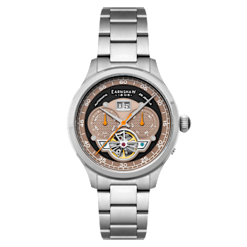 Thomas Earnshaw Baron Grand Date Calendar Open Heart Automatic