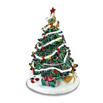 NOSTALGIA Christmas Tree Trinket Box