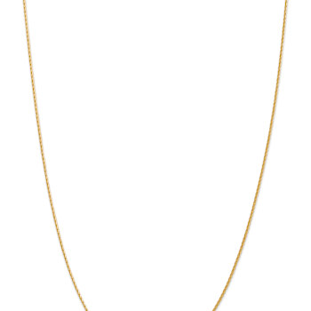 14k Yellow Gold 1.4mm Solid Diamond-Cut Parisian Wheat 30 Inch Chain