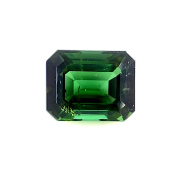 Green Tourmaline 10x8mm Emerald Cut 4.42ct