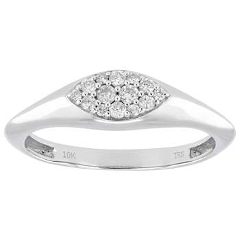 Diamond Band Ring In 10K White Gold