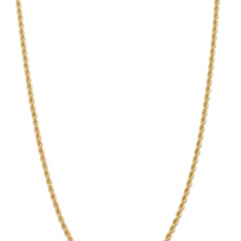 14k Yellow Gold 3.65mm Solid Rope 20 Inch Chain