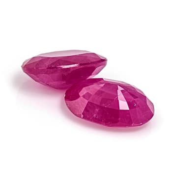 Ruby 7x5mm Oval Matched Pair 1.82ctw