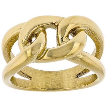 Gold-Tone Knot Ring