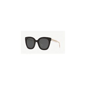 Gucci Butterfly Sunglasses Black/Gray Gradient/Crystal 54mm