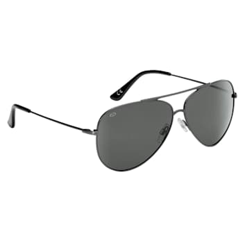 Flying Fisherman Crew Polarized Sunglasses Gunmetal Frame/Smoke Lens