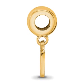 14K Yellow Gold Over Sterling Silver LogoArt Louisiana State University
Small Dangle Bead