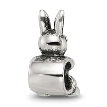 Sterling Silver Bunny Bead
