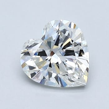 1.01ct White Heart Mined Diamond G Color, SI1, GIA Certified