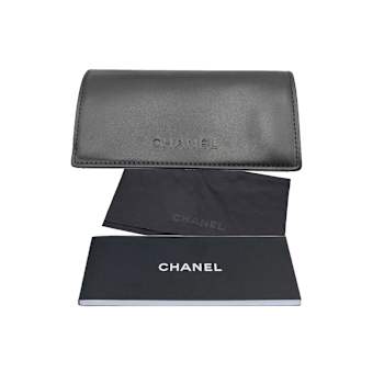 Chanel Havana Brown Frame "CC" Logo / Gray Brown Lenses Sunglasses