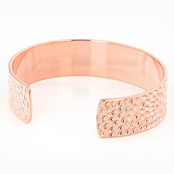 Textured Copper Cuff Bracelet