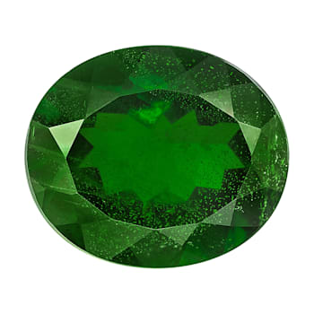 Chrome Diopside 12x10mm Oval 4.25ct