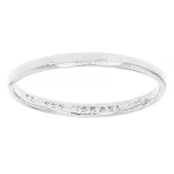 Tri-Tone Stacking Set Of 8 Band Rings In Sterling Silver