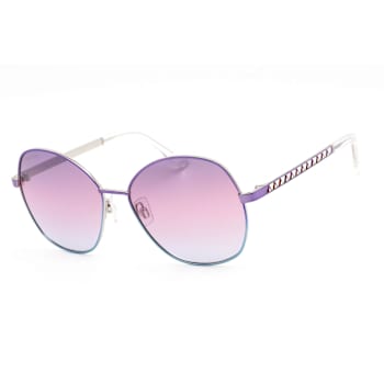 Swarovski Violet and Blue Frame / Violet Lens Sunglasses