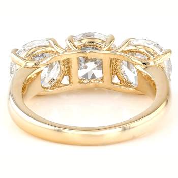 Lab-Grown Diamond Three-Stone Ring In 14K Gold 3.00ctw