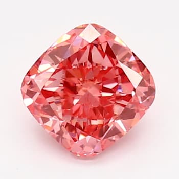1.04ct Vivid Pink Cushion Lab-Grown Diamond SI1 Clarity IGI Certified