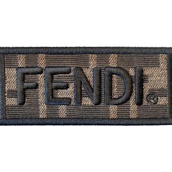 Fendi Roma Amor Embroidered Zucca Canvas Brown Mini Handbag Strap