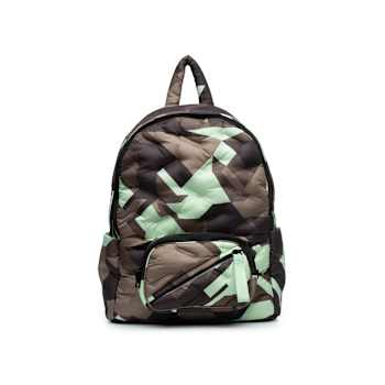 GO Dash Dot Maya Backpack Handbag in Camo Mint