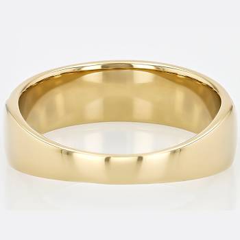 Turquoise Inlay Band Ring In 18K Gold Over Sterling Silver