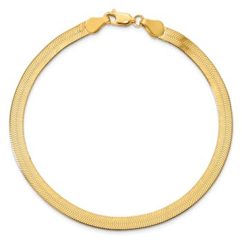 ●tow tow archive● Janie Dice Bracelet Yellow TBH42CDTB027 14K Yellow Gold High Polished Chain Link Cuff Bracelet with