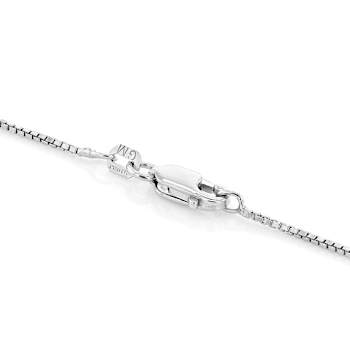 CZ Initial H Bubble Letter Pendant Necklace In Sterling Silver 2.07ctw