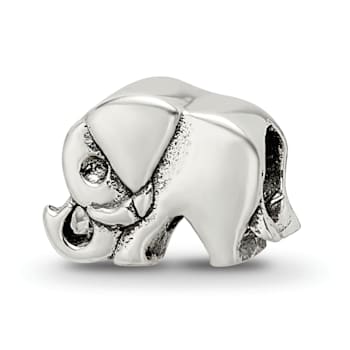 Sterling Silver Elephant Bead