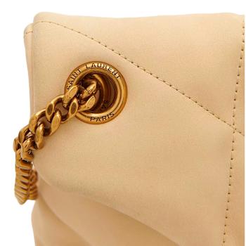 Saint Laurent Lou Puffer Shoulder Bag in Quilted Leather