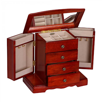 Mele and Co Harmony Wooden Musical Jewelry Box