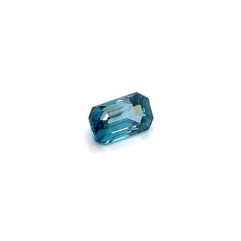Blue Zircon 11.5x6.9mm Emerald Cut 6.76ct