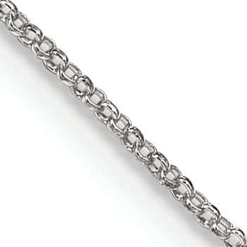 Sterling Silver 1.1mm Rolo Chain Necklace