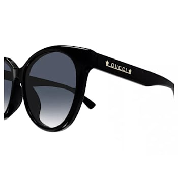 Gucci Black Frame / Gray Lens Sunglasses